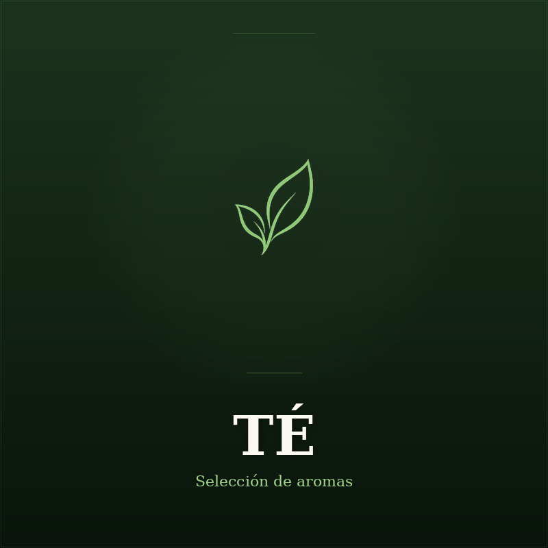 Té e infusiones