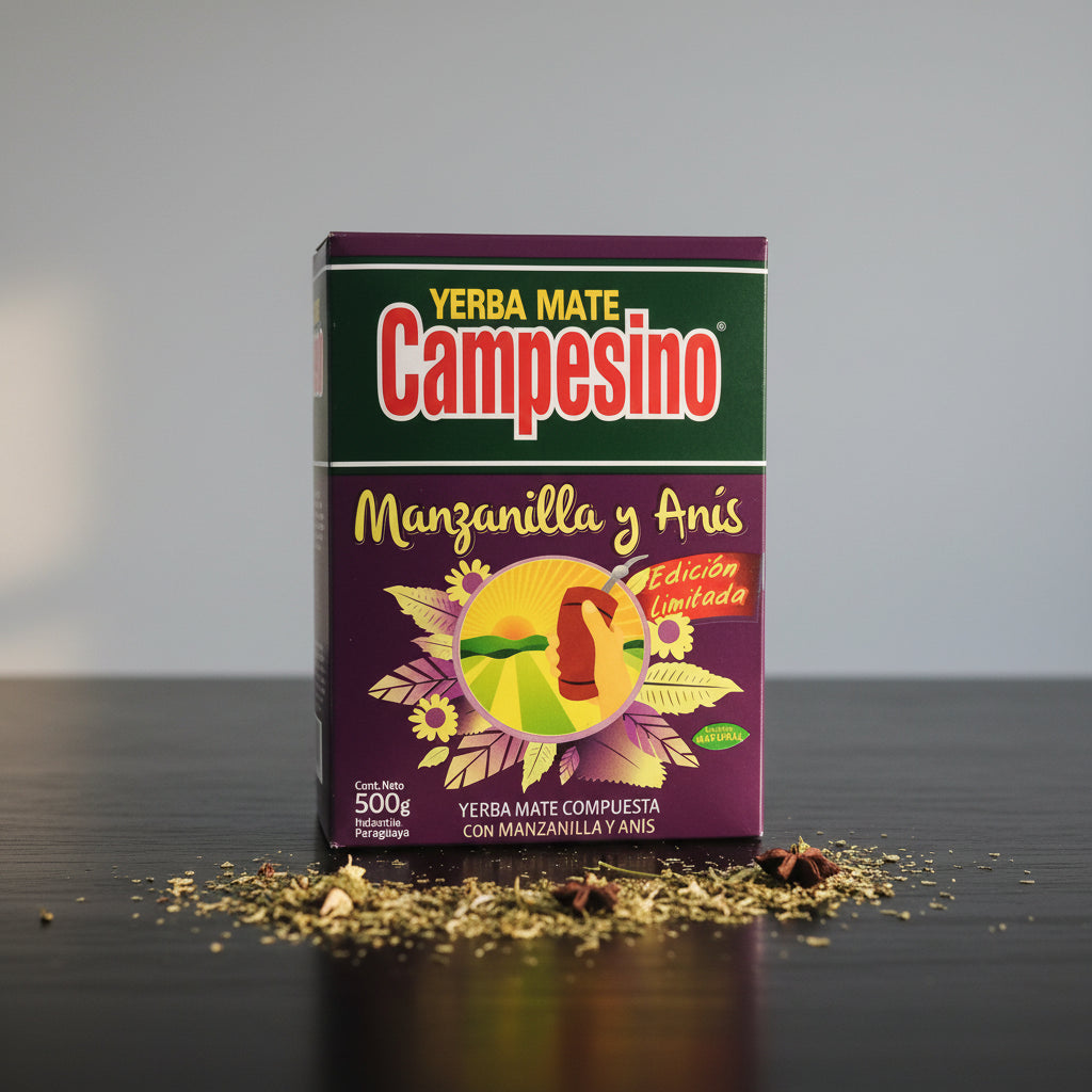 YERBA MATE MANZANILLA Y ANIS - 500G