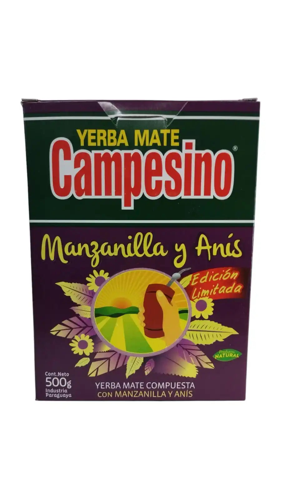 YERBA MATE MANZANILLA Y ANIS - 500G