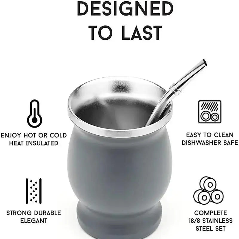 Mate Térmico de doble pared acero inoxidable