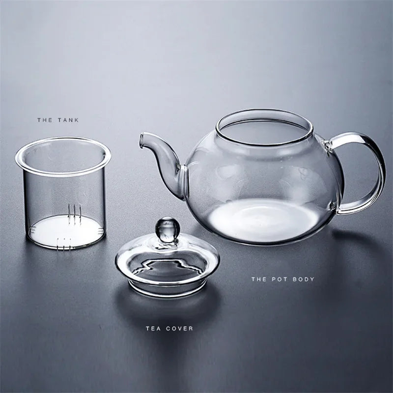 Tetera de Vidrio Borosilicato