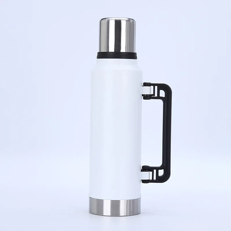 A Popular Vacuum Insulated Kettle in Europe and America, A Stainless Steel Outdoor Water Kettle with A Handle