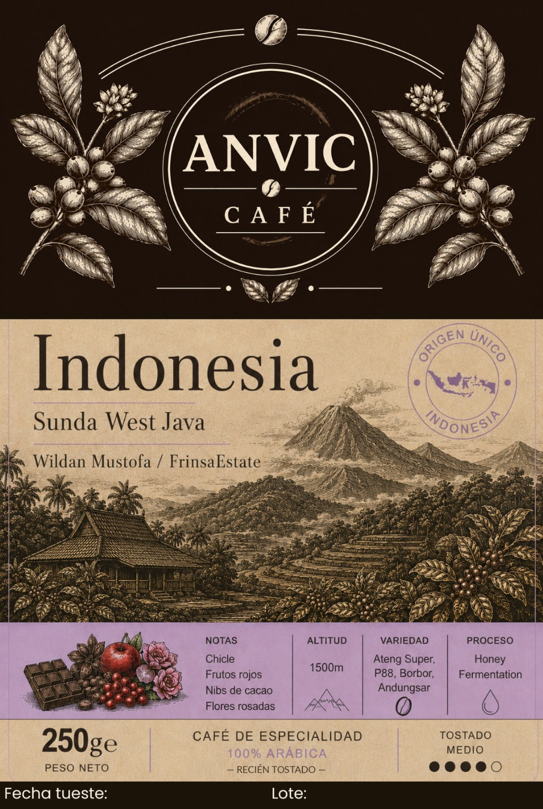 Indonesia - Frinsa Estate –  Fermentation Honey
